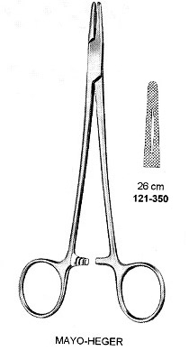 Needle Holder, Mayo-Heger